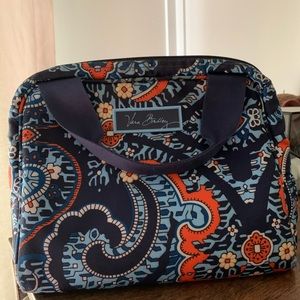 Vera Bradley Lunch Bag Paisley Blue Tote